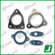 Turbocharger kit gaskets for TOYOTA | 17201-0L040